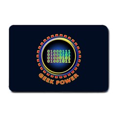 Geek Power Small Doormat  by linceazul