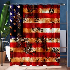 American Flag Usa Symbol National Shower Curtain 60  X 72  (medium)  by Celenk