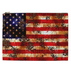 American Flag Usa Symbol National Cosmetic Bag (xxl)  by Celenk