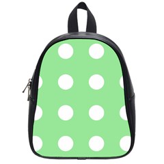 Lime Dot School Bag (small) by snowwhitegirl