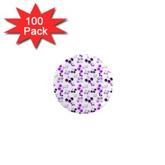 Purple Cherries 1  Mini Magnets (100 Pack)  by snowwhitegirl