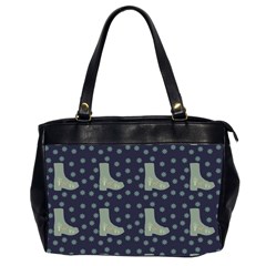 Blue Boots Office Handbags (2 Sides)  by snowwhitegirl