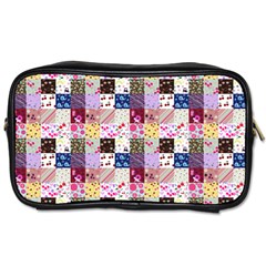 Quilt Of My Patterns Small Toiletries Bags 2-side by snowwhitegirl