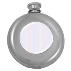 Albino Pinks Round Hip Flask (5 Oz) by snowwhitegirl