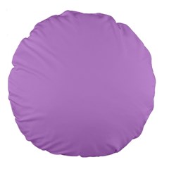 Purple Whim Large 18  Premium Flano Round Cushions by snowwhitegirl