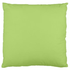 Grassy Green Large Cushion Case (one Side) by snowwhitegirl