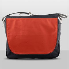 Dark Papaya Messenger Bags by snowwhitegirl