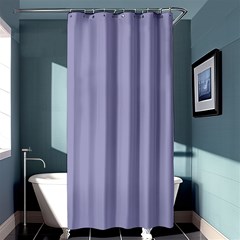 Grey Violet Shower Curtain 36  X 72  (stall)  by snowwhitegirl