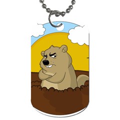 Groundhog Day Dog Tag (one Side) by Valentinaart