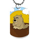 Groundhog day Dog Tag (One Side) Front