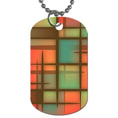 Background Abstract Colorful Dog Tag (one Side) by Nexatart