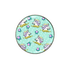 Magical Happy Unicorn And Stars Hat Clip Ball Marker (10 Pack) by Bigfootshirtshop