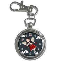 Cupid Girl Key Chain Watches by Valentinaart