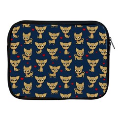 Chihuahua Pattern Apple Ipad 2/3/4 Zipper Cases by Valentinaart