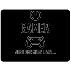 Gamer Fleece Blanket (large)  by Valentinaart