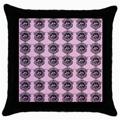 Three Women Pink Throw Pillow Case (black) by snowwhitegirl