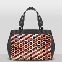 Mosaic Pattern Quilt Pattern Oversize Office Handbag by paulaoliveiradesign