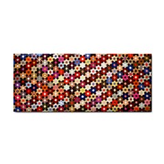 Mosaic Pattern Quilt Pattern Hand Towel by paulaoliveiradesign