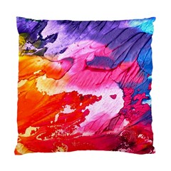 Abstract Art Background Paint Standard Cushion Case (one Side) by Nexatart