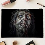 Jesuschrist Face Dark Poster Cosmetic Bag (XXL)  Back