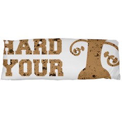 Work Hard Your Bones Body Pillow Case (dakimakura) by Melcu