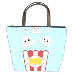 Cute Kawaii Popcorn Bucket Bags by Valentinaart