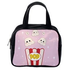 Cute Kawaii Popcorn Classic Handbags (one Side) by Valentinaart