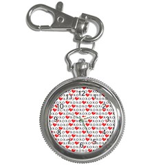 Xoxo Valentines Day Pattern Key Chain Watches by Valentinaart