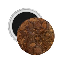 Background Steampunk Gears Grunge 2 25  Magnets by Nexatart