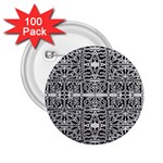 Dark Oriental Ornate Pattern 2.25  Buttons (100 pack)  Front