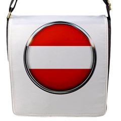 Austria Country Nation Flag Flap Messenger Bag (s) by Nexatart