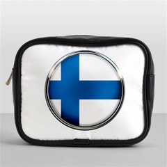 Finland Country Flag Countries Mini Toiletries Bags by Nexatart