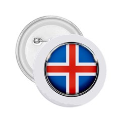 Iceland Flag Europe National 2 25  Buttons by Nexatart