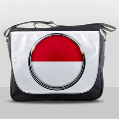 Monaco Or Indonesia Country Nation Nationality Messenger Bags by Nexatart