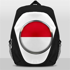 Monaco Or Indonesia Country Nation Nationality Backpack Bag by Nexatart