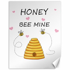 Bee Mine Valentines Day Canvas 12  X 16   by Valentinaart