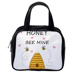 Bee Mine Valentines Day Classic Handbags (one Side) by Valentinaart