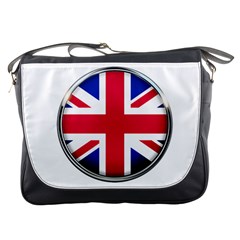 United Kingdom Country Nation Flag Messenger Bags by Nexatart