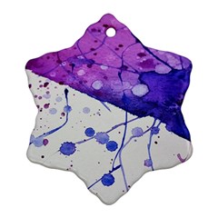 Art Painting Abstract Spots Ornament (snowflake) by Nexatart