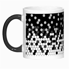 Flat Tech Camouflage Black And White Morph Mugs by jumpercat