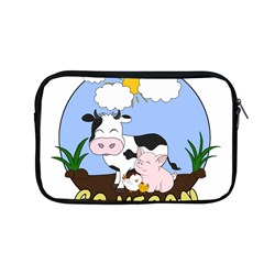 Friends Not Food - Cute Pig And Chicken Apple Macbook Pro 13  Zipper Case by Valentinaart