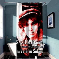 Valerie Solanas Shower Curtain 36  X 72  (stall)  by Valentinaart