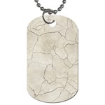 Background Wall Marble Cracks Dog Tag (Two Sides) Back