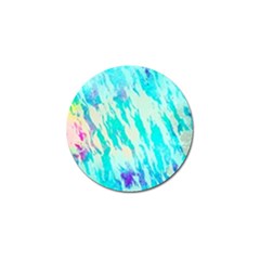 Blue Background Art Abstract Watercolor Golf Ball Marker by Nexatart