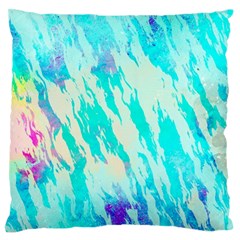 Blue Background Art Abstract Watercolor Standard Flano Cushion Case (two Sides) by Nexatart