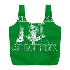  St  Patricks Day  Full Print Recycle Bags (l)  by Valentinaart