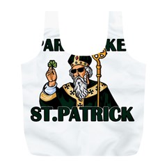  St  Patricks Day  Full Print Recycle Bags (l)  by Valentinaart