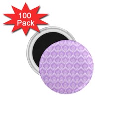 Damask Lilac 1 75  Magnets (100 Pack)  by snowwhitegirl