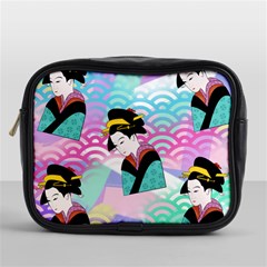 Japanese Abstract Mini Toiletries Bags by snowwhitegirl