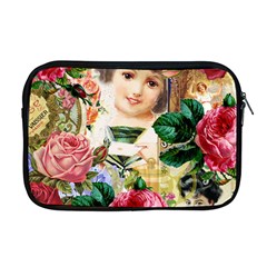 Little Girl Victorian Collage Apple Macbook Pro 17  Zipper Case by snowwhitegirl